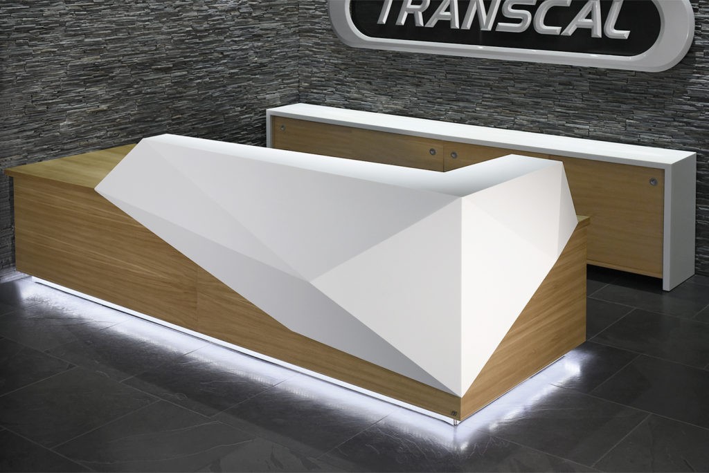 Transcal reception desk