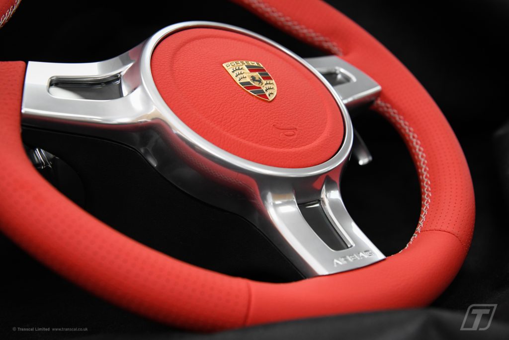 Porsche Boxter S steering wheel